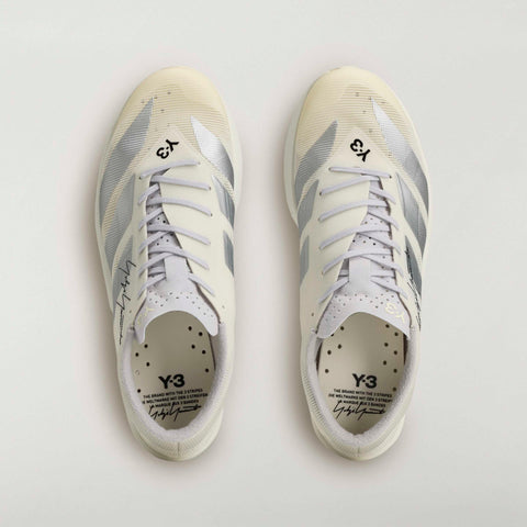 adidas Y-3 Adizero RC6 Cream White / Silver Metallic / Light Solid Grey