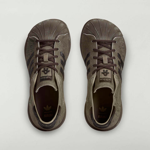 adidas Originals x AVAVAV Shaved Superstar Dark Brown / Dark Brown / Supplier Colour