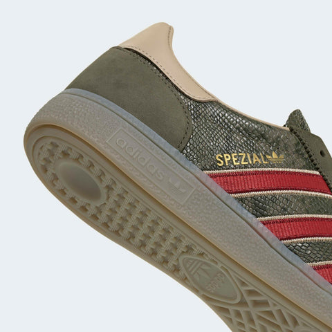 adidas Originals Handball Spezial Olive Strata / Team Victory Red / Khaki Heather