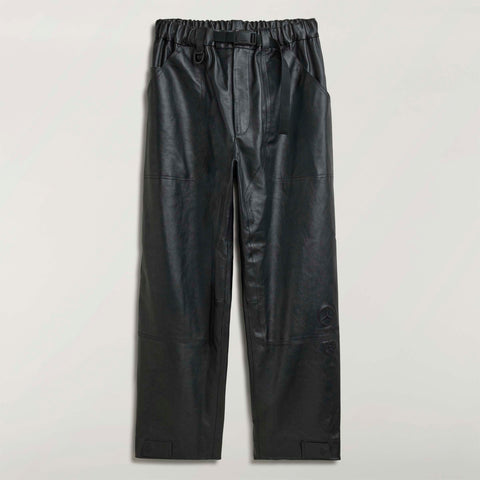 adidas Y-3 Mercedes-AMG F1 Team Leather Racing Pants Black