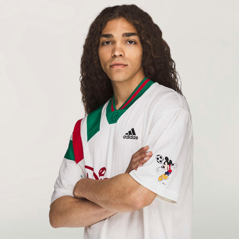 adidas Originals x Brain Dead x Disney Football Jersey Chalk White
