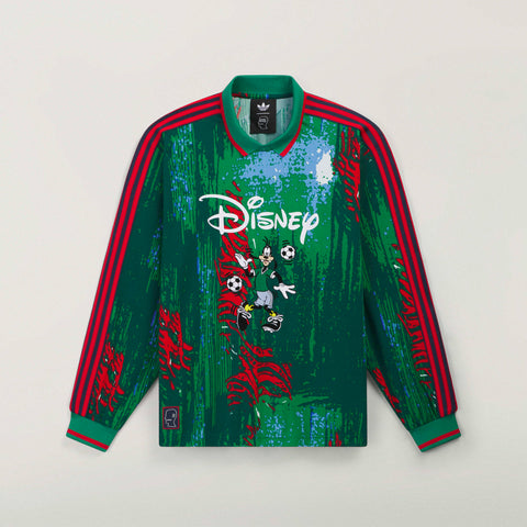 adidas Originals x Brain Dead x Disney Long Sleeve Jersey Red / Bold Green / Blue