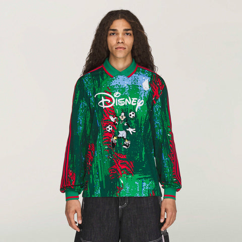 adidas Originals x Brain Dead x Disney Long Sleeve Jersey Red / Bold Green / Blue