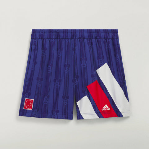 adidas Originals x Brain Dead x Disney Football Shorts Victory Blue
