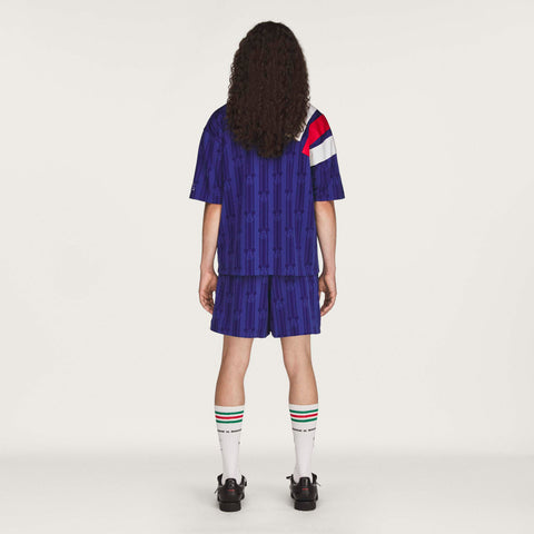 adidas Originals x Brain Dead x Disney Football Shorts Victory Blue