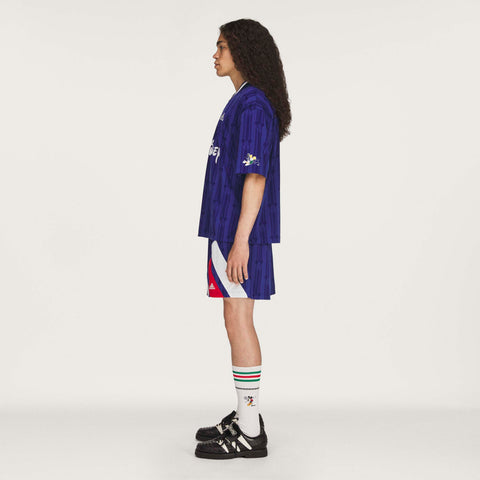 adidas Originals x Brain Dead x Disney Football Shorts Victory Blue