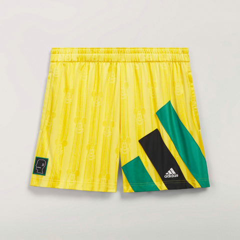 adidas Originals x Brain Dead x Disney Football Shorts Bold Gold