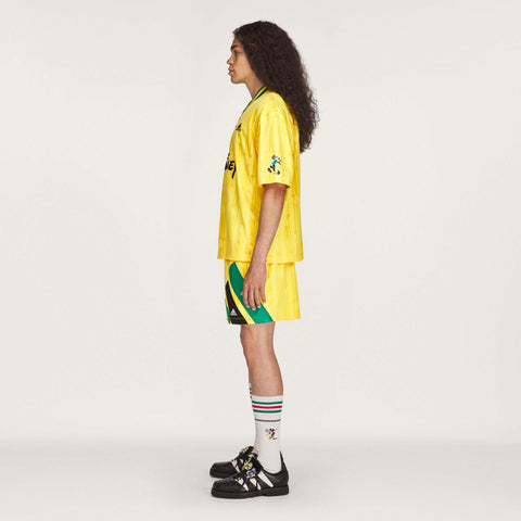 adidas Originals x Brain Dead x Disney Football Shorts Bold Gold