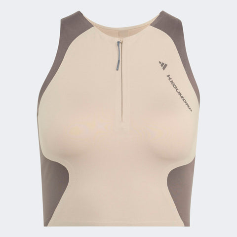 adidas Originals x Hermanos Koumori Crop Top Wonder Beige / Charcoal