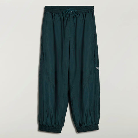adidas Y-3 Raw Edge 3 Stripes Nylon Shell Pants Aurora Ivy / Chalk Pearl