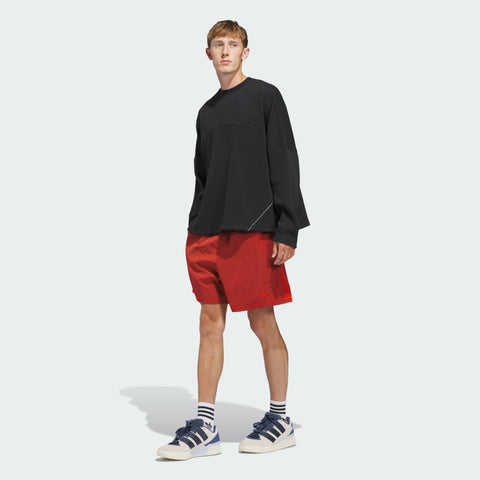 adidas Originals Long Beach Nylon Short Semi Lucid Red