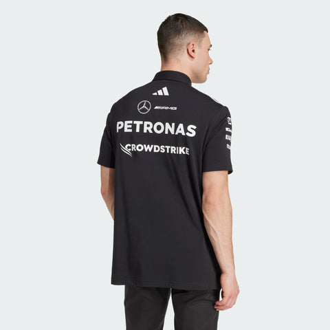adidas Originals x Mercedes AMG Petronas F1 Team Polo T-Shirt Black / White