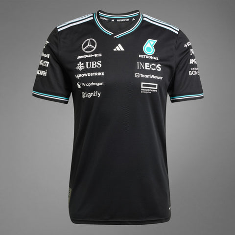 adidas Originals x Mercedes AMG Petronas F1 Team Driver Jersey Authentic Black / White