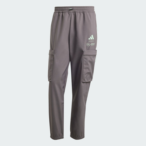 adidas Originals x Mercedes AMG Petronas F1 Team Premium Woven Pant Grey Strata / Frozen Green