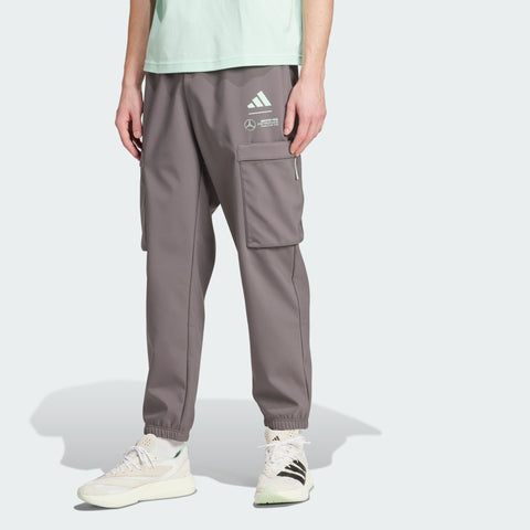 adidas Originals x Mercedes AMG Petronas F1 Team Premium Woven Pant Grey Strata / Frozen Green