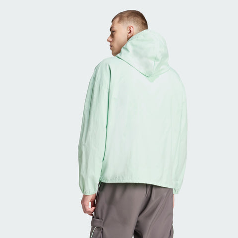 adidas Originals x Mercedes AMG Petronas F1 Team Premium Woven Windbreaker Frozen Green / Grey Strata