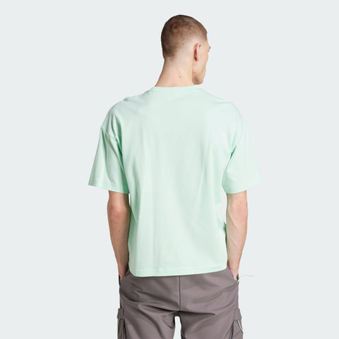 adidas Originals x Mercedes AMG Petronas F1 Team Premium Woven Tee Frozen Frozen Green / Grey Strata