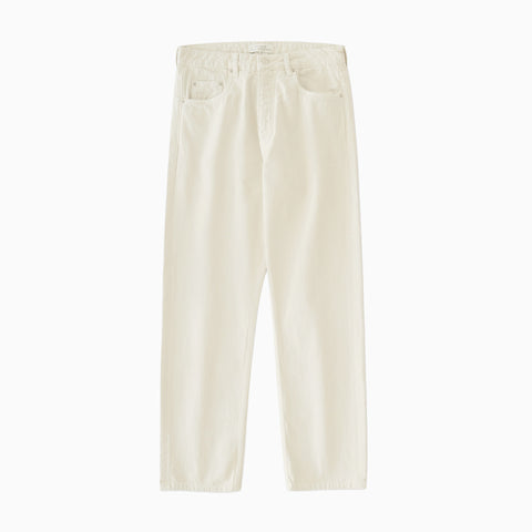 Studio Nicholson Riso Straight Leg Denim Pant Parchment