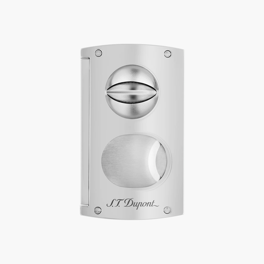 S.T. Dupont Cigar Cutter Double Blade Silver