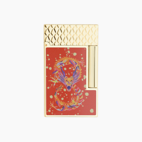 S.T. Dupont Ligne 2 Golden Dragon Red