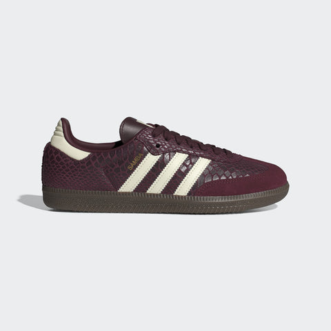 adidas Originals Samba OG Maroon / Cream White / Gold Metallic