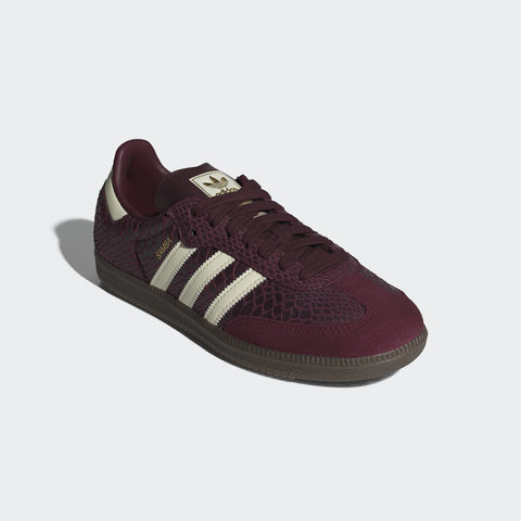 adidas Originals Samba OG Maroon / Cream White / Gold Metallic