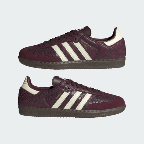 adidas Originals Samba OG Maroon / Cream White / Gold Metallic
