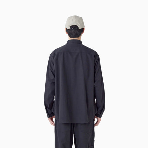 Snow Peak Takibi Herringbone Shirt Jacket Black
