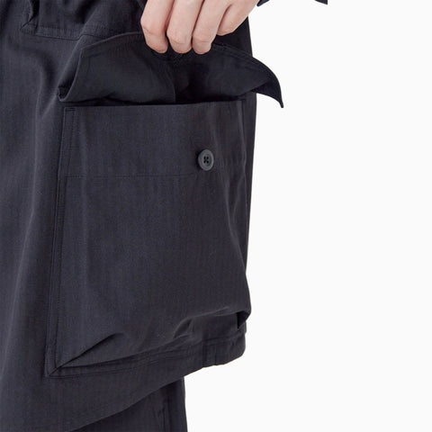 Snow Peak Takibi Herringbone Shirt Jacket Black