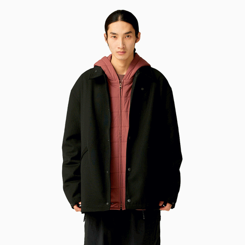 Snow Peak Hybrid Wool Coach Jacket Black