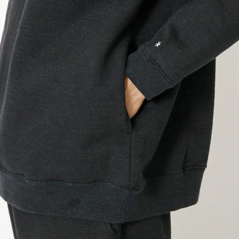 Snow Peak Recycled Cotton Sweat Crewneck Black