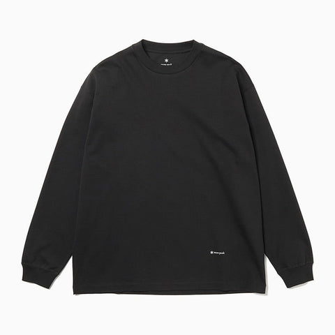 Snow Peak Organic Cotton Mercerized L/S T-Shirt Black