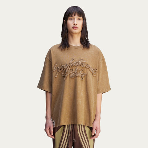 adidas Originals x SFTM Washed Tee Shadow Earth
