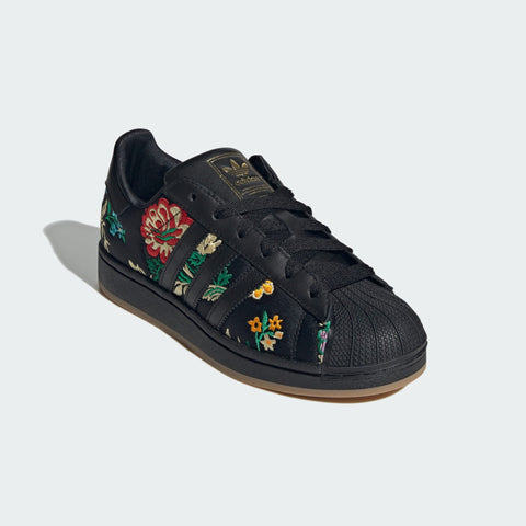 adidas Originals Superstar II Core Black / Gold Metallic / Gum