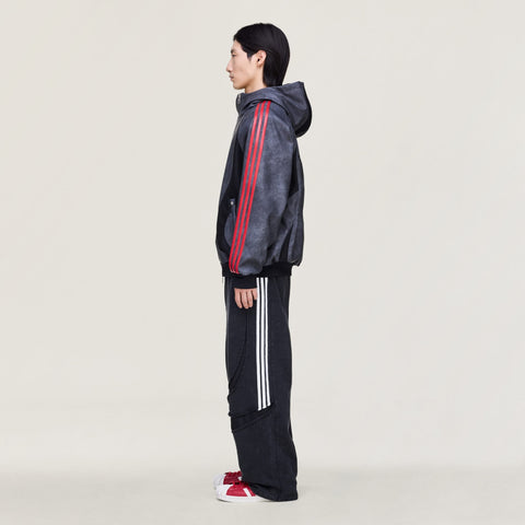 adidas Originals x Thug Club Teamgeist Faux Leather Jacket Black / Antique Silver
