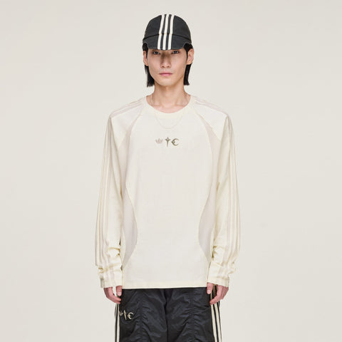 adidas Originals x Thug Club Teamgeist T-Shirt Longsleeve Cream White