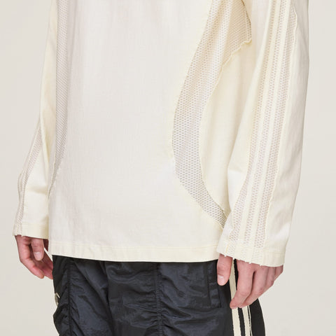 adidas Originals x Thug Club Teamgeist T-Shirt Longsleeve Cream White