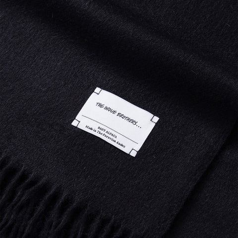 The Inoue Brothers Brushed Scarf Black