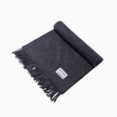 The Inoue Brothers Brushed Scarf Grey