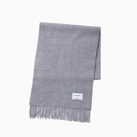 The Inoue Brothers Brushed Scarf Light Grey