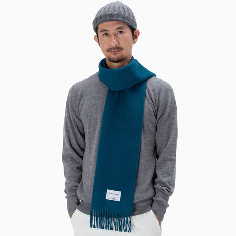 The Inoue Brothers Brushed Scarf Teal
