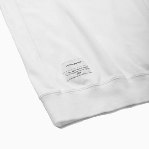 The Inoue Brothers Interlock Sweatshirt / Logo White