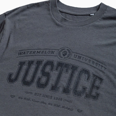The Inoue Brothers Organic Cotton and Hemp T-shirt "WATERMELON" Dark Grey