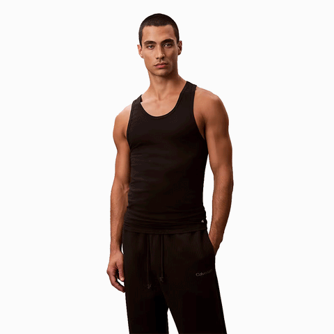 Calvin Klein 3 Pack Lounge Tank Tops Black