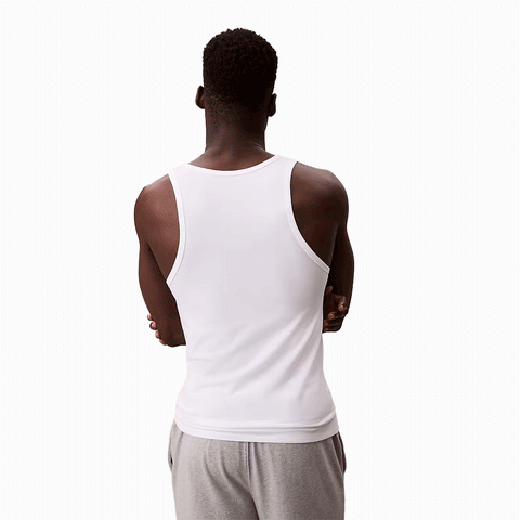 Calvin Klein 3 Pack Lounge Tank Tops White