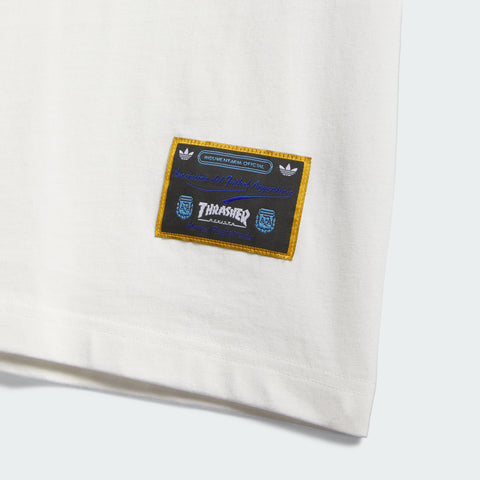 adidas Originals x Thrasher x AFA Argentina Gonz Ringer T-Shirt Core White