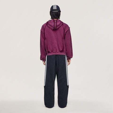 adidas Originals x Thug Club Teamgeist Hooded Zip Up Maroon