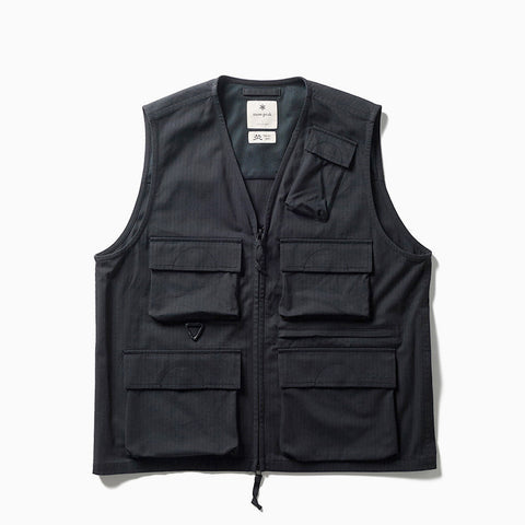 Snow Peak Takibi Herringbone Vest Black