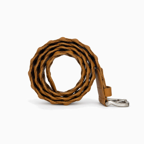 Yâr’in Custom Hand Braided Belt 762 Tobacco
