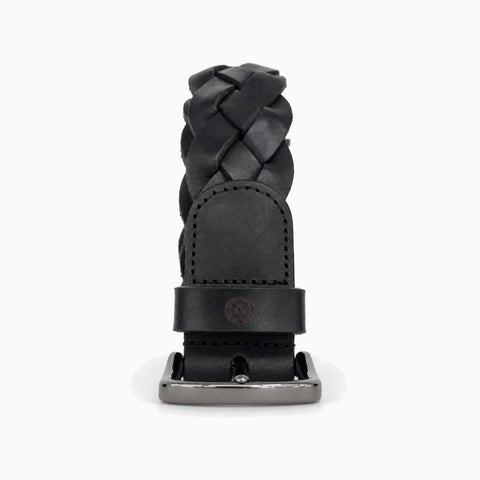 Yâr’in Custom Hand Braided Belt 762 Black